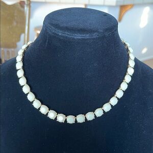 Banana Republic White and Gold Necklace